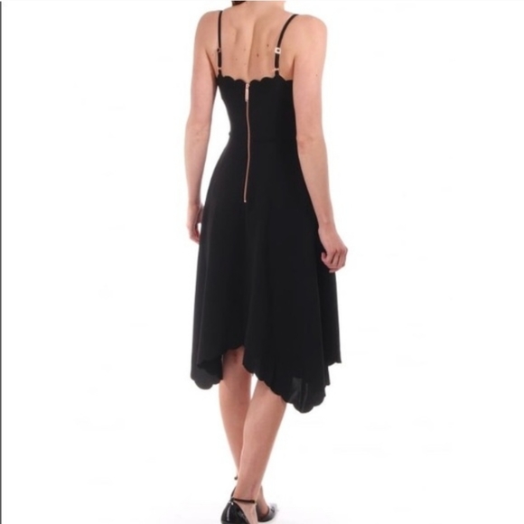 Ted Baker London Scallop Simbah Asymmetric Dress - Picture 9 of 12